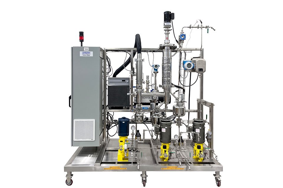 Turnkey 6” Molecular Distillation Processing System